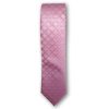 Cravata clasica motiv geometric 01 roz 123620